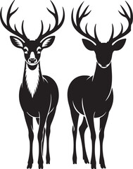 Mountain Deer Silhouette Clipart &ndash; Rustic Wildlife Vector Art

Majestic Deer Silhouette &ndash; Mountain and Forest Scene Design

Wild Mountain Deer SVG Bundle &ndash; Cricut Cut Files for Outdoors

Deer with Ant