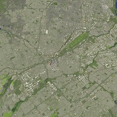 3D illustration of city and urban in San Jose USA