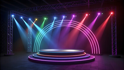 Neon Nexus The Future Podium