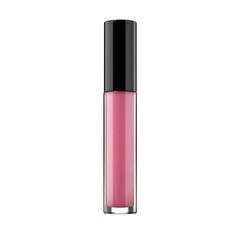 Pink gloss in a clear tube with black cap
