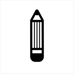 Short pencil. Pictogram. Iconic illustration.