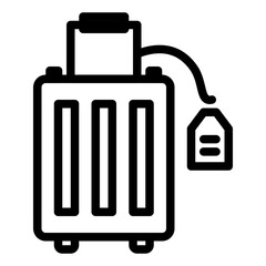 Summer Travel Suitcase Tag