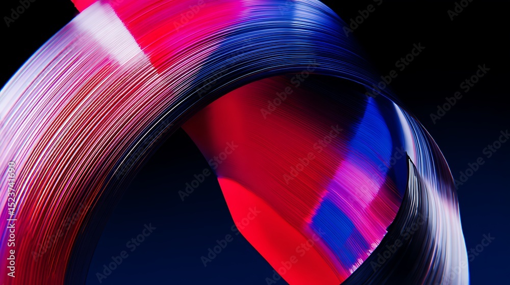 Poster abstract colorful flow with dynamic motion