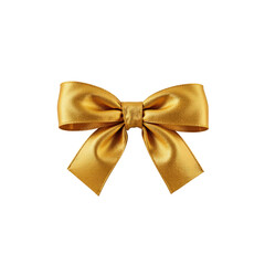 Lustrous golden bow, elegant accessory..