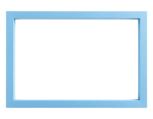 Blue Rectangle Frame