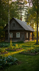 old wooden house