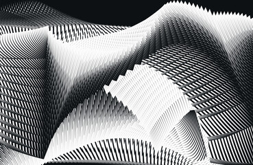 Основные RGB op art modern background, creative dynamic pattern, vector texture
