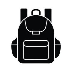 Backpack Icon Vector Illustration