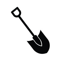 Campfire Coal Shovel Icon Vector Illustration