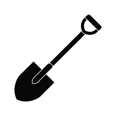 Compact Shovel Icon Vector Illustration