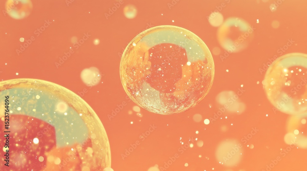Poster an abstract background with a grain texture is characterized by its dreamy and colorful blended appe