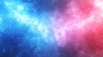 Fototapeta premium An abstract design with a grainy texture, predominantly consisting of pink, purple, and blue tones