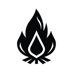 Outdoor Fire Starter Icon Vector Illustration