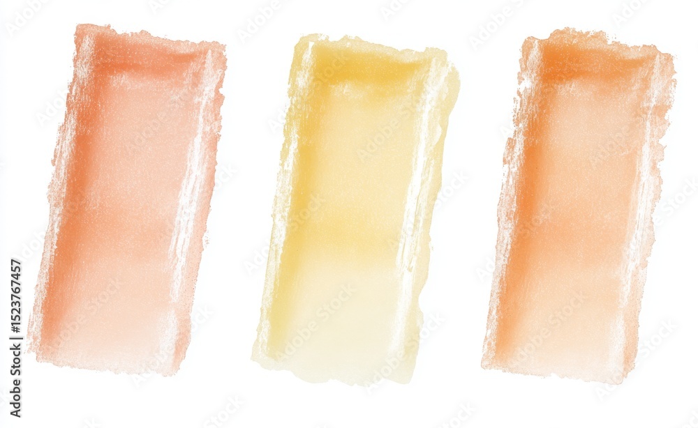 Poster abstract artwork is characterized by serene pastel color washes, ideal for creating a unique backgro