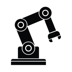 Robot Arm Icon Vector Illustration