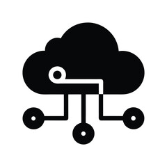 SaaS Platform Icon Vector Illustration