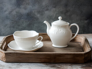teapot and cup