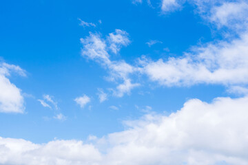 雨上がりの澄んだ青空と白い雲84