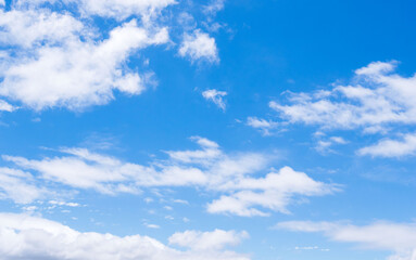 雨上がりの澄んだ青空と白い雲86