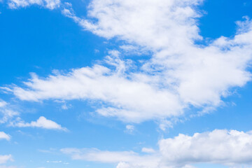 雨上がりの澄んだ青空と白い雲94