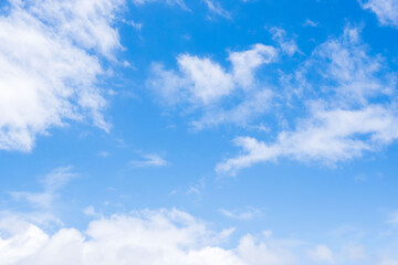 雨上がりの澄んだ青空と白い雲104