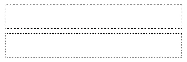 Dashed line long frame. isolated on white background. vector illustration. EPS 10 .