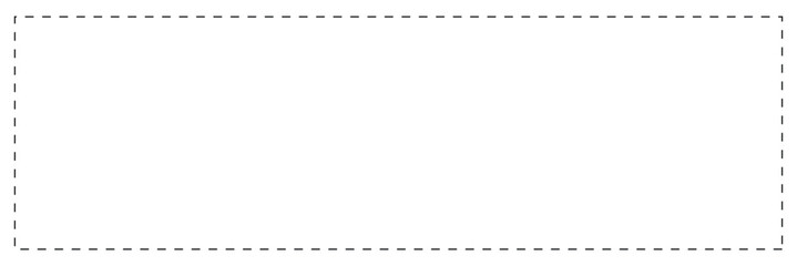 Dashed line long frame. isolated on white background. vector illustration. EPS 10 .