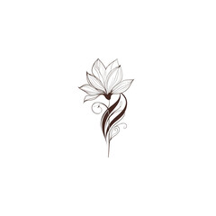 spoon and flower logo