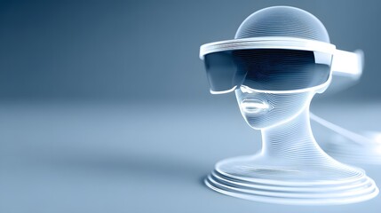 In a modern, tech-savvy office, a virtual bankruptcy lawyer provides expert advice via a holographic display. The scene is designed with plenty of copy space, emphasizing the future of legal