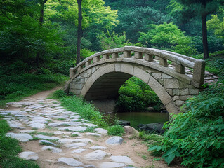 Fototapeta premium bridge over the river