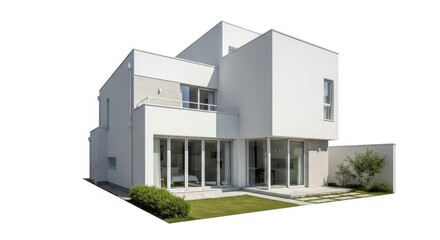 Modern house design illustration