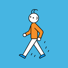 Fototapeta premium vector illustration of cartoon character