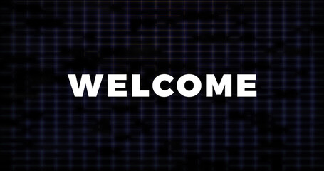 Welcome Text Animation - Elegant & Glowing Greeting for Warm Introductions, Event Openings, Invitations & Celebrations | Premium