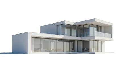 Modern minimalist house exterior design