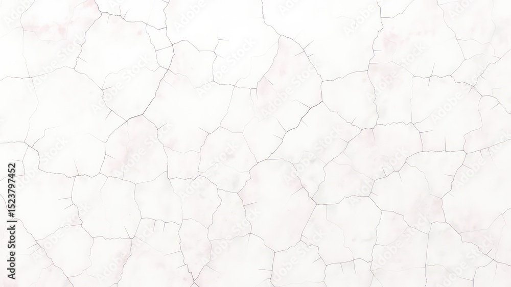 Poster subtle fractured background of off white surface showing a complex web of delicate crack lines creat