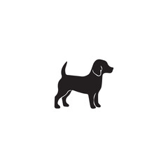 Beagle dog silhouette