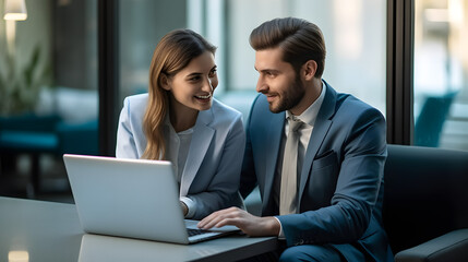 Fototapeta premium business people working together