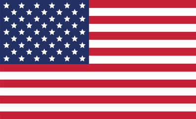 American flag USA design. united states flag. Rendered USA flag. the USA national flag.