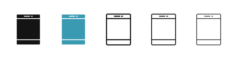 Tablet icon illustration vector symbol set