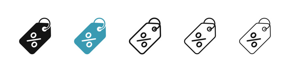 Tags icon illustration vector symbol set