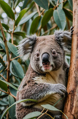 Fototapeta premium koala in tree