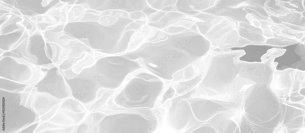Poster reflective surface with complex interplay of light and shadow casting ethereal patterns