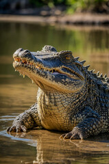 Obraz premium alligator in the zoo