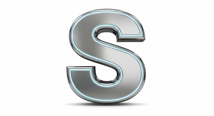 Naklejka premium letter s