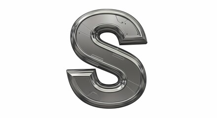 Naklejka premium letter s