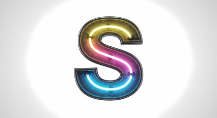 Naklejka premium letter R