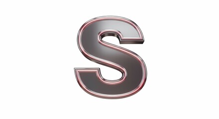 Naklejka premium letter R