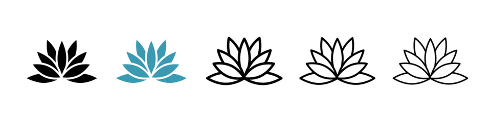 Protea line icon in art style vector