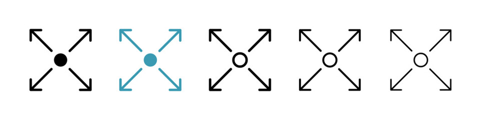Large capacity line icon in art style vector