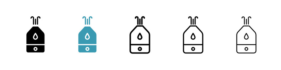 Humidifier line icon in art style vector